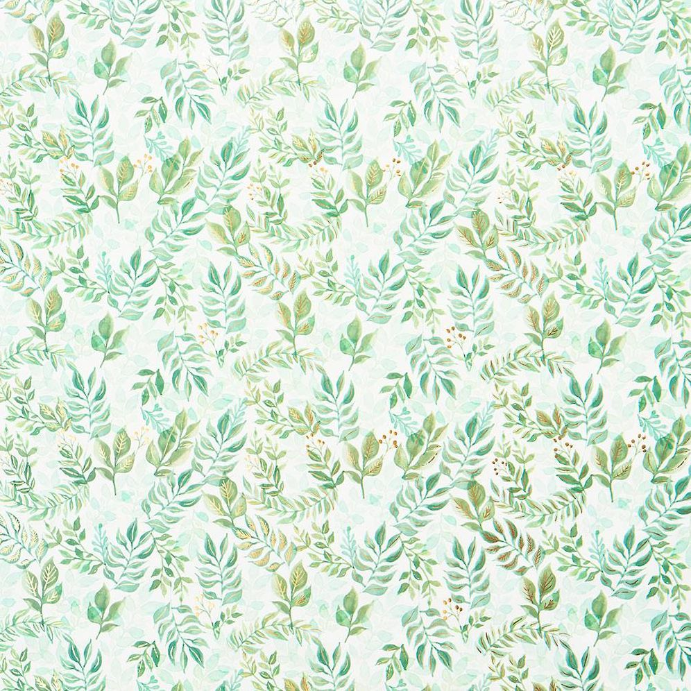 Watercolor Garden Stone Wrapping Paper
