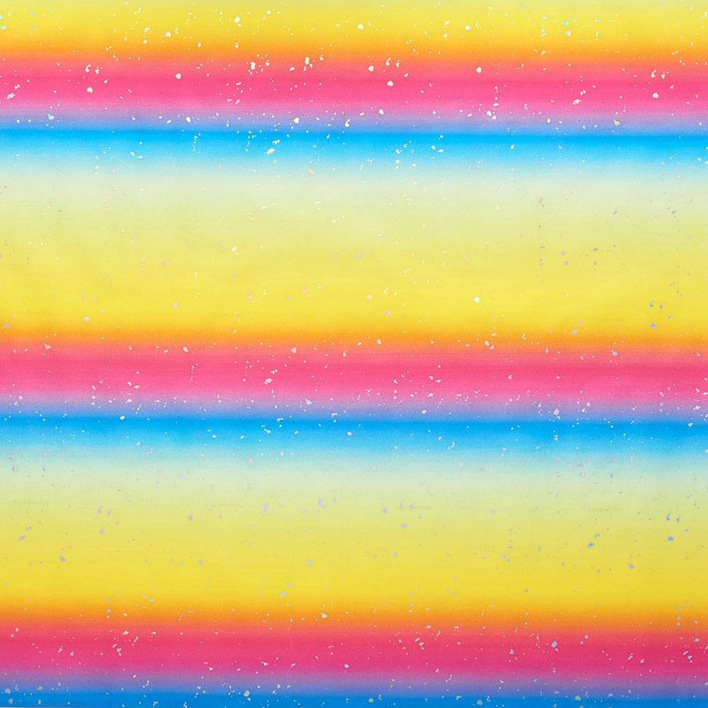 Ombre Rainbow Fleck Stone Wrapping Paper