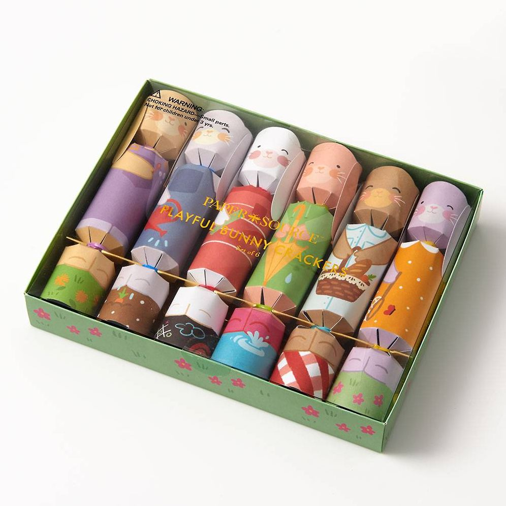 Playful Bunny Party Crackers