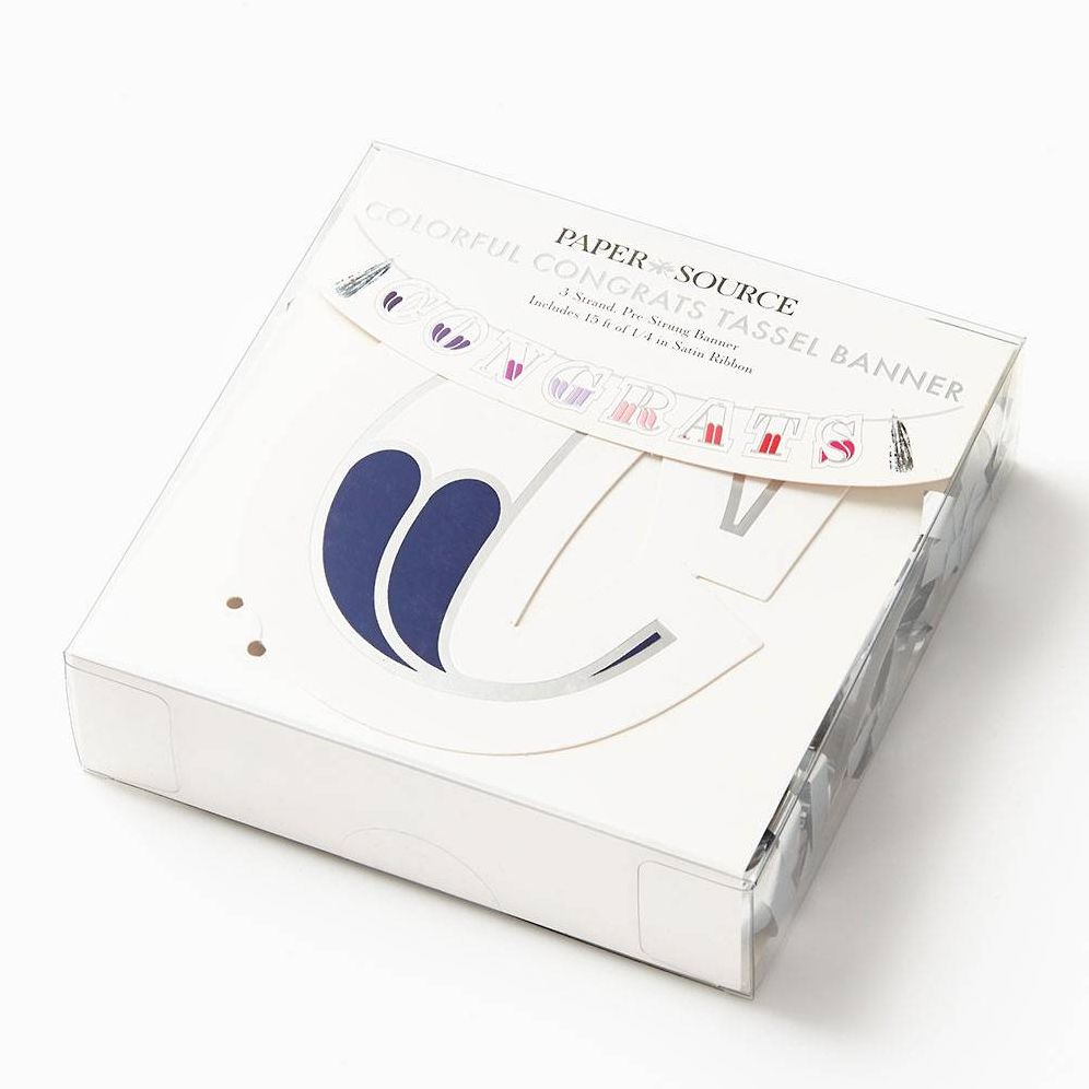 Colorful Congrats Tassel Banner
