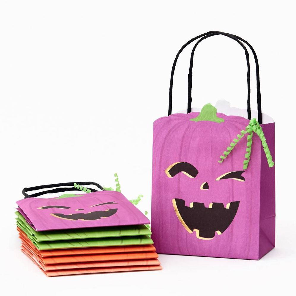 Jack-O-Lantern Pumpkin Treat Bags