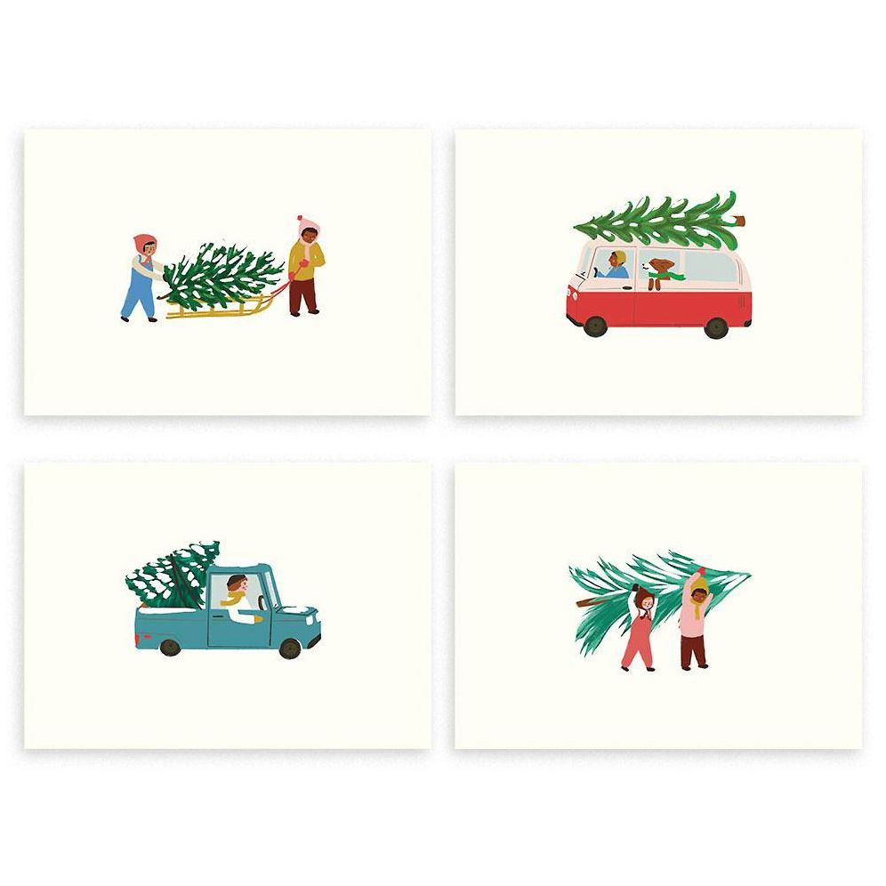Christmas Tree Farm Friends Stationery Set