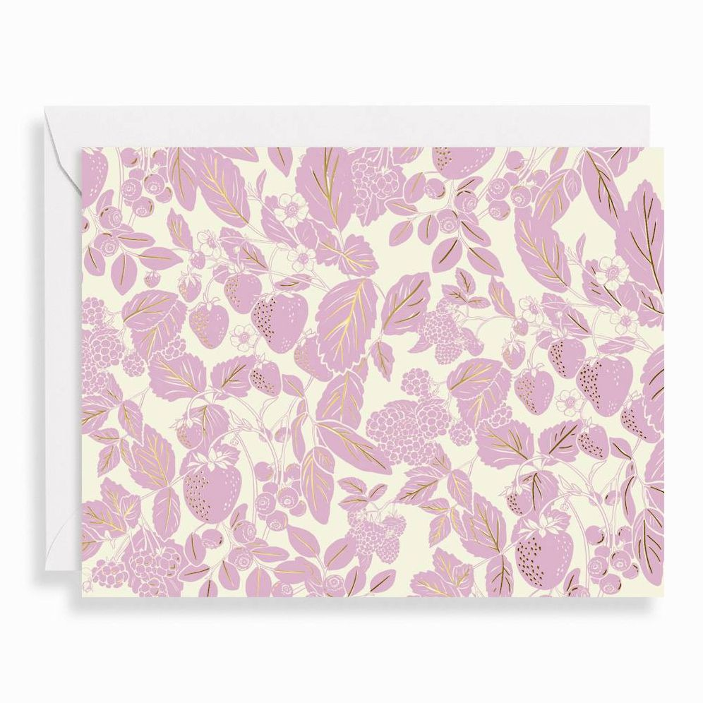 Assorted Berries Stationery Set