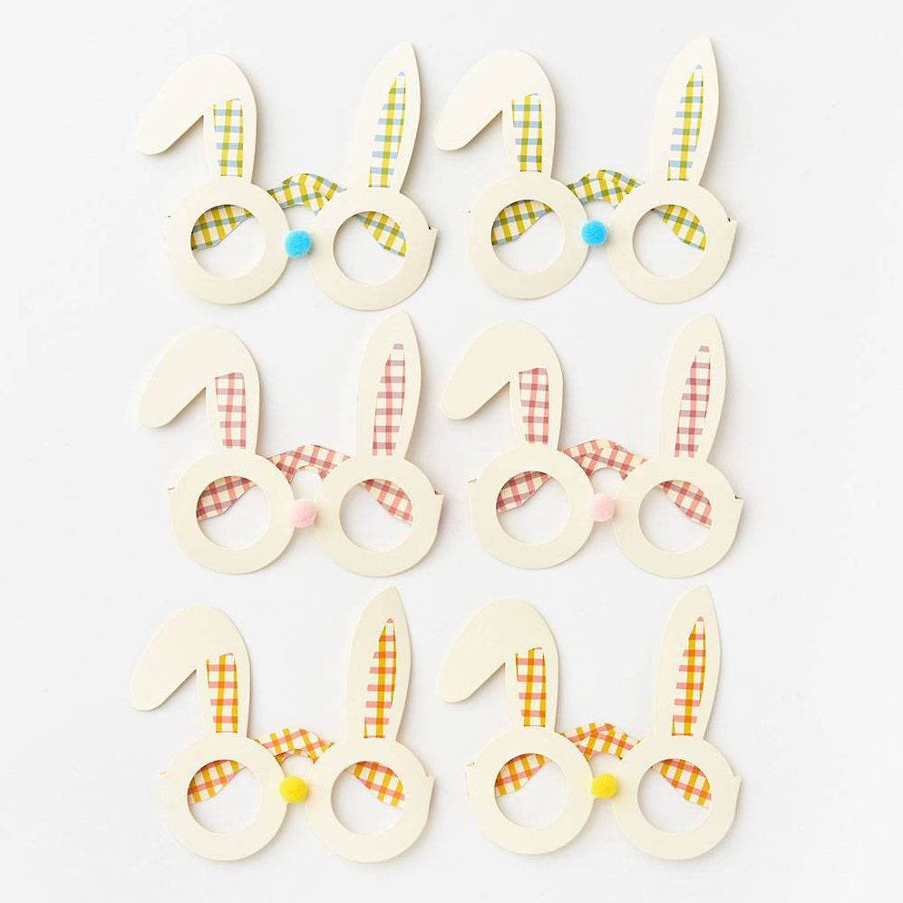 Gingham Bunny Glasses