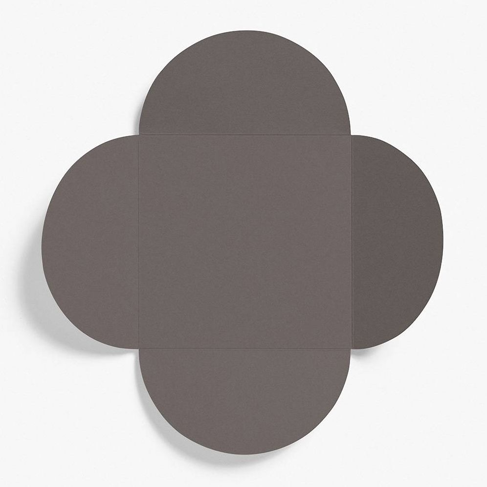 5.25" Square Slate Petal Envelopes