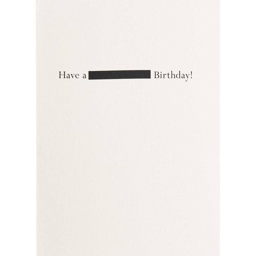 Government Agent Birthday Card