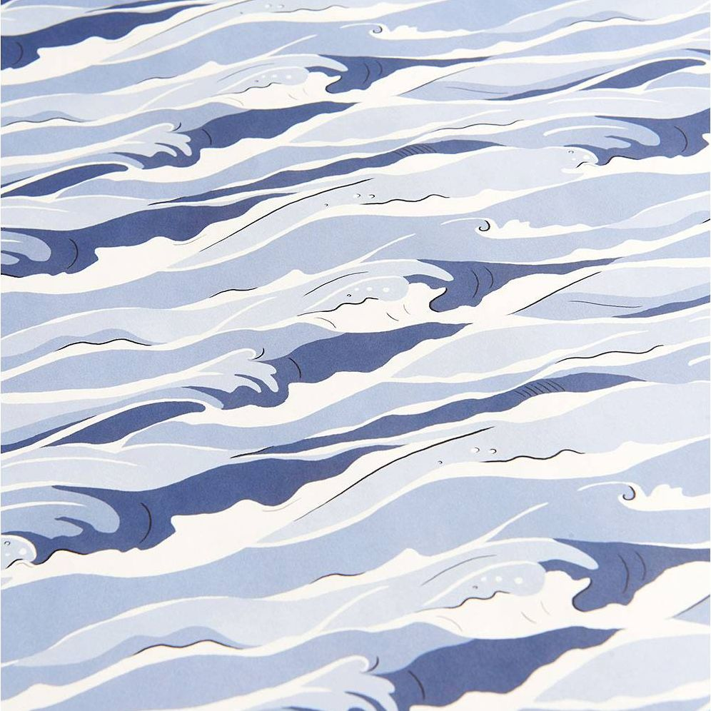 Blue Waves Flat Wrap