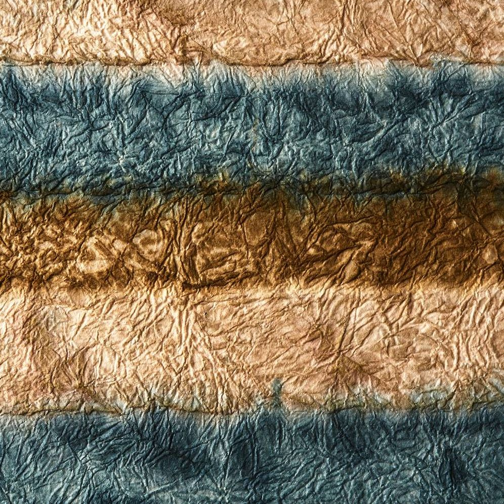 Crinkled Stripe Handmade Paper