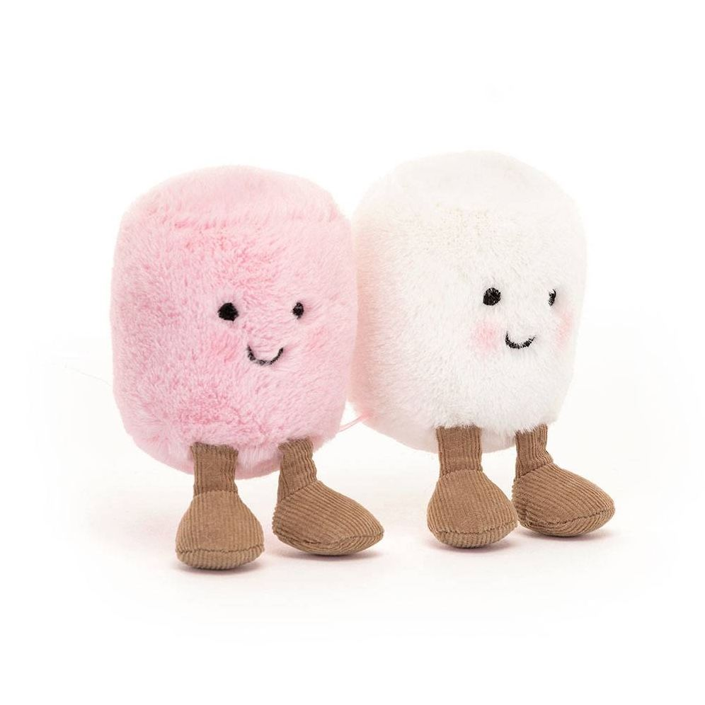 Jellycat Amuseable Pink & White Marshmallow Plush - In Store Exclusive