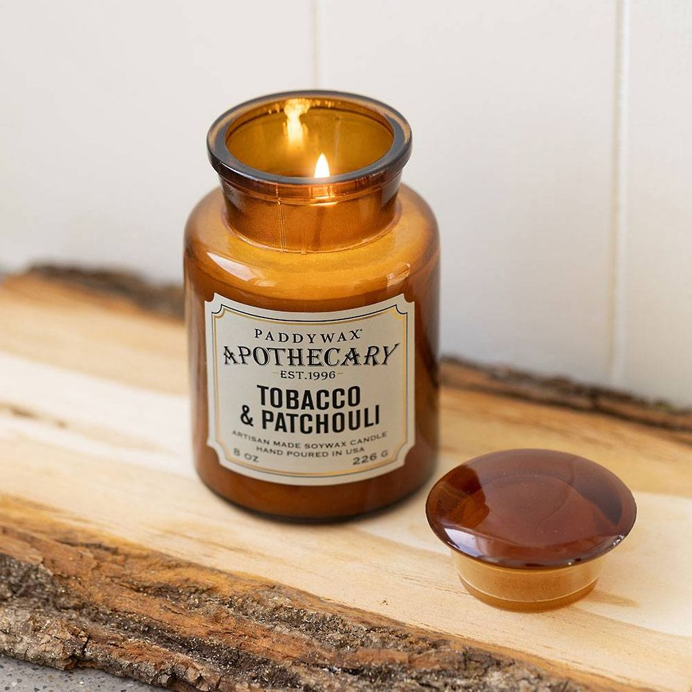 Tobacco & Patchouli Apothecary Jar Candle