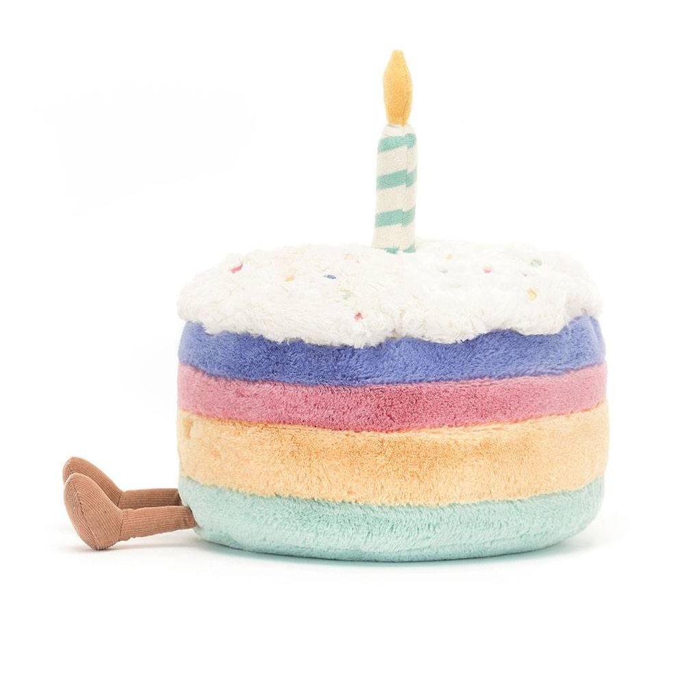 Amuseable Rainbow Birthday Cake Plush - In Store Exclusive