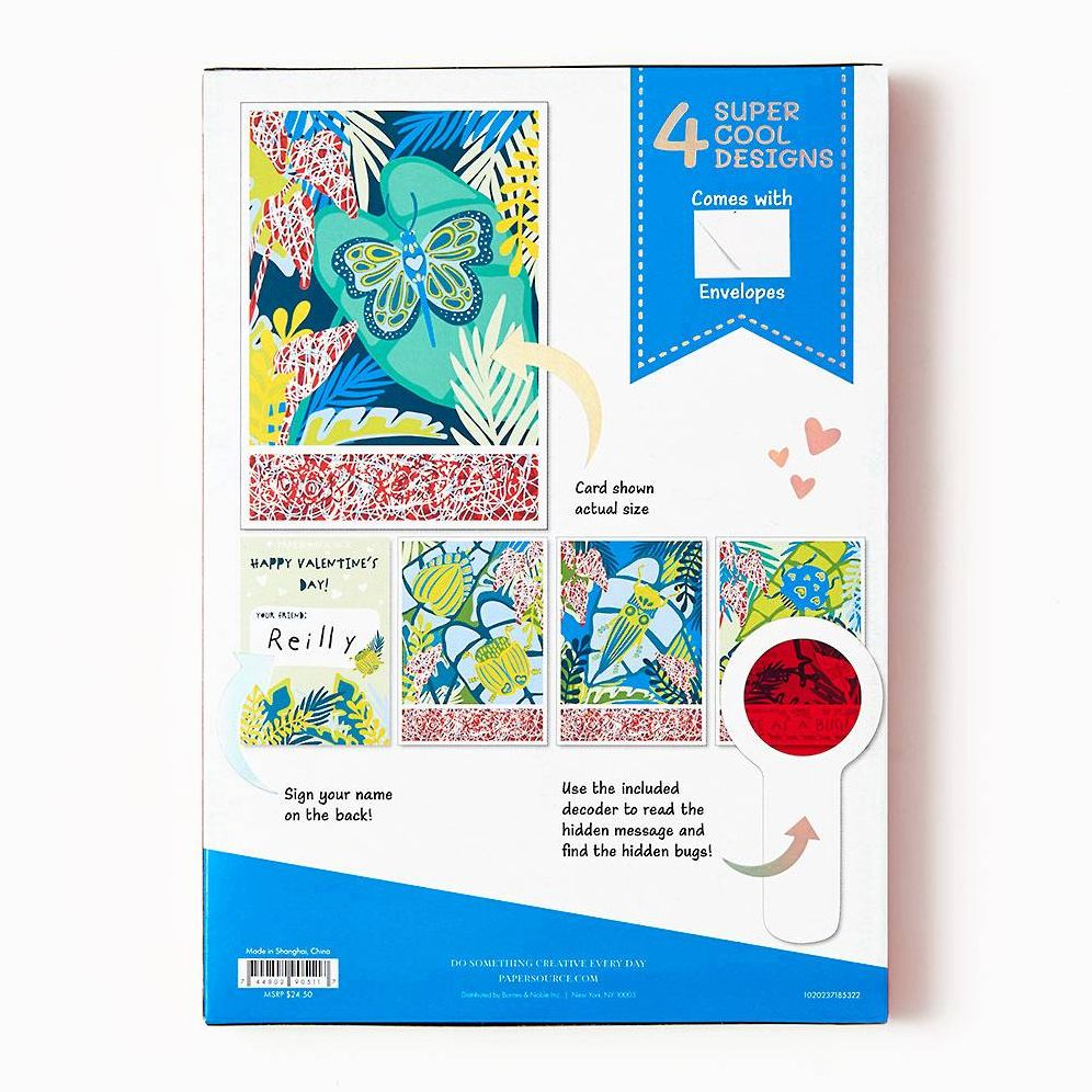 Bug Search Classroom Valentine Card Set