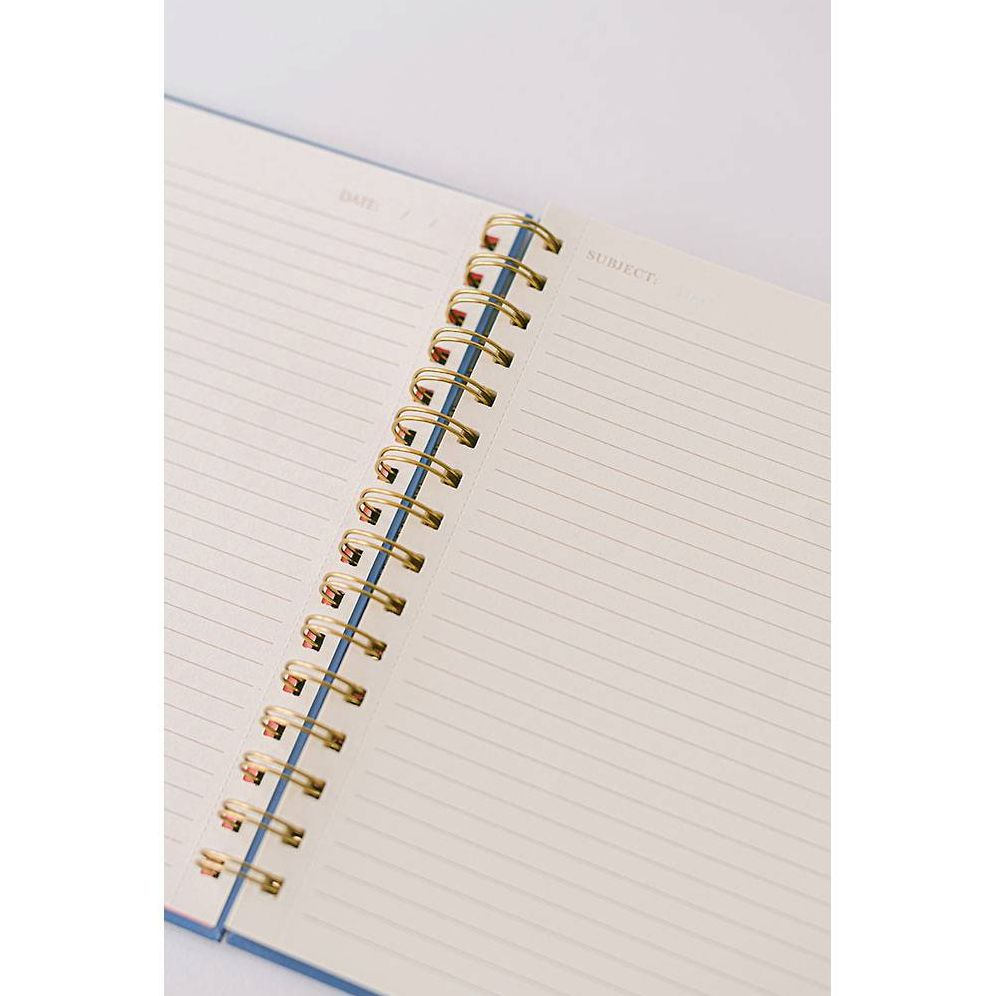 Stamp Pattern Writer's Spiral Notebook