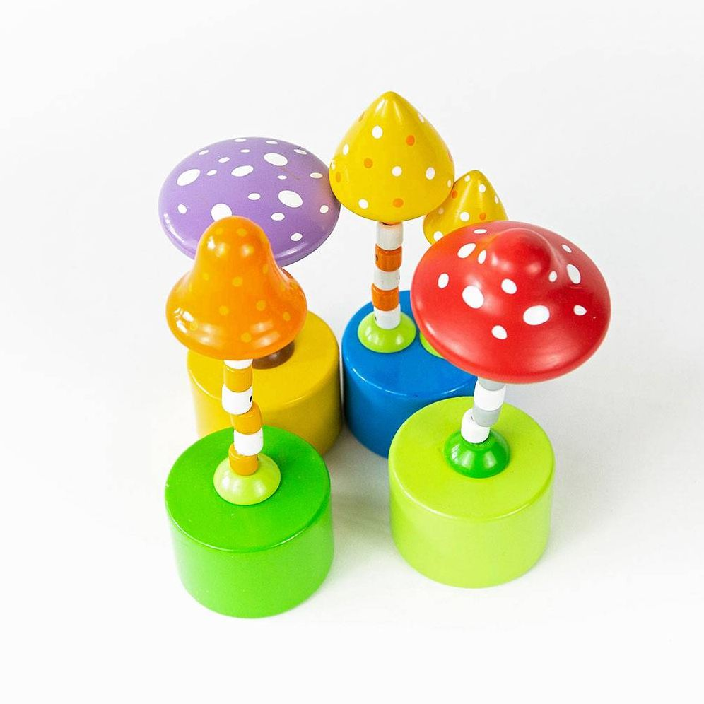 Magical Mushroom Push Puppets