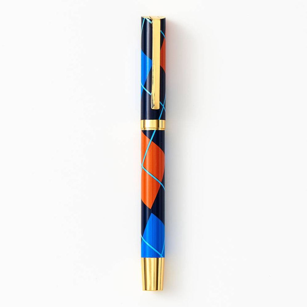 Plaid Boxed Ball Point Pen