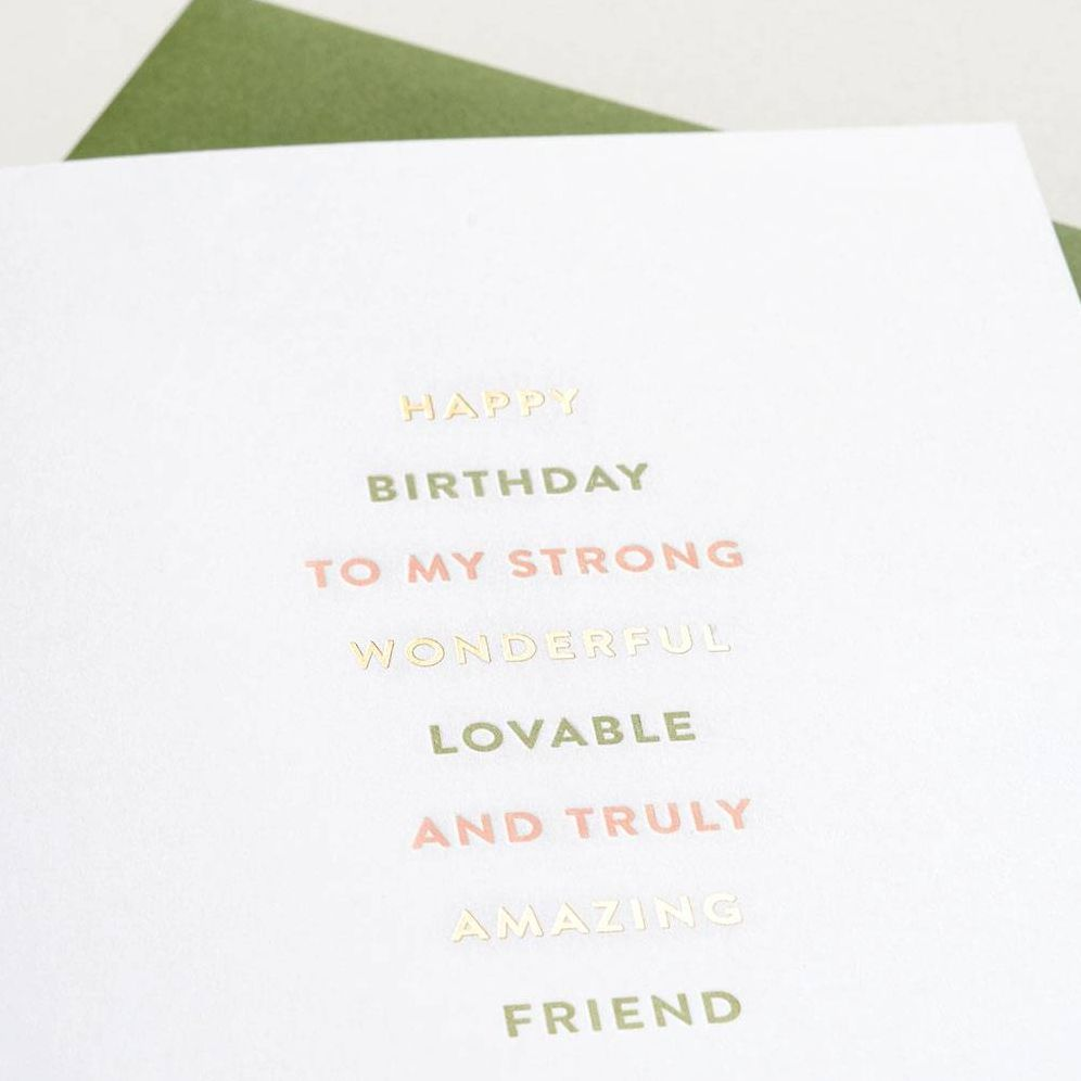Amazing Friend Birthday Card