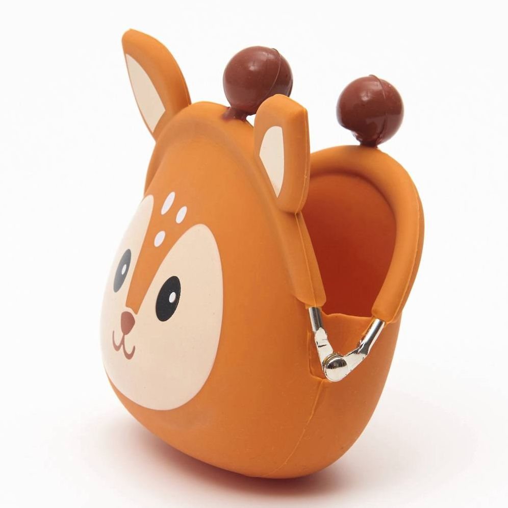 Reindeer Silicone Coin Pouch