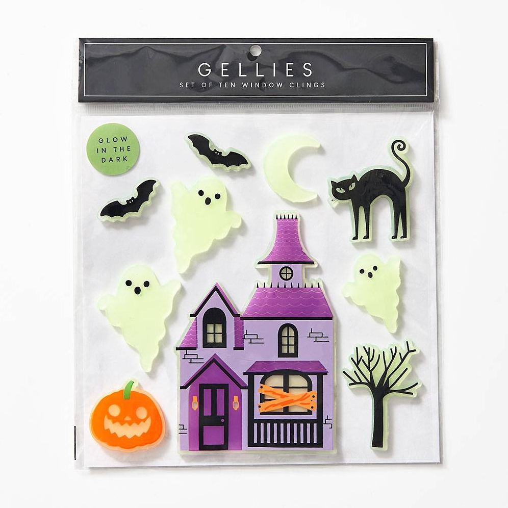 Haunted House Window Gel Clings