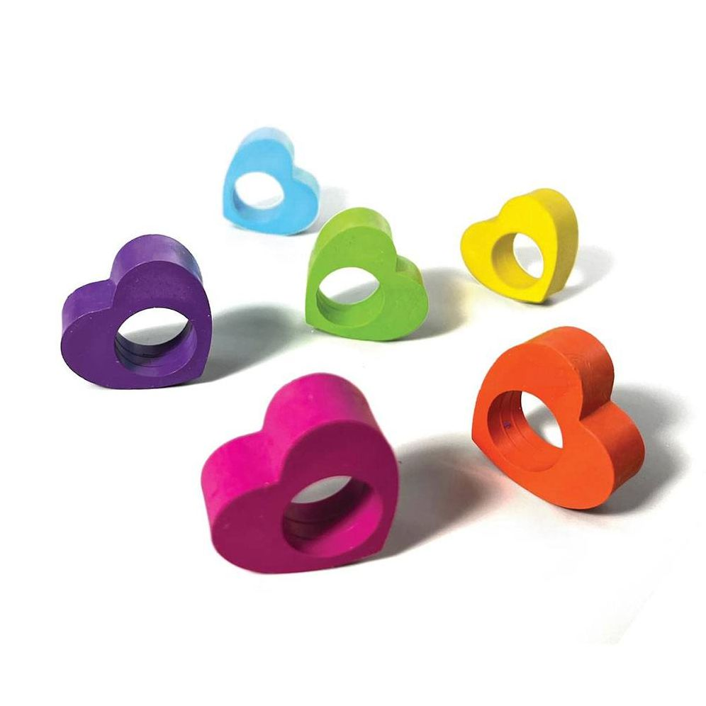 Heart Ring Crayons - Set of 6