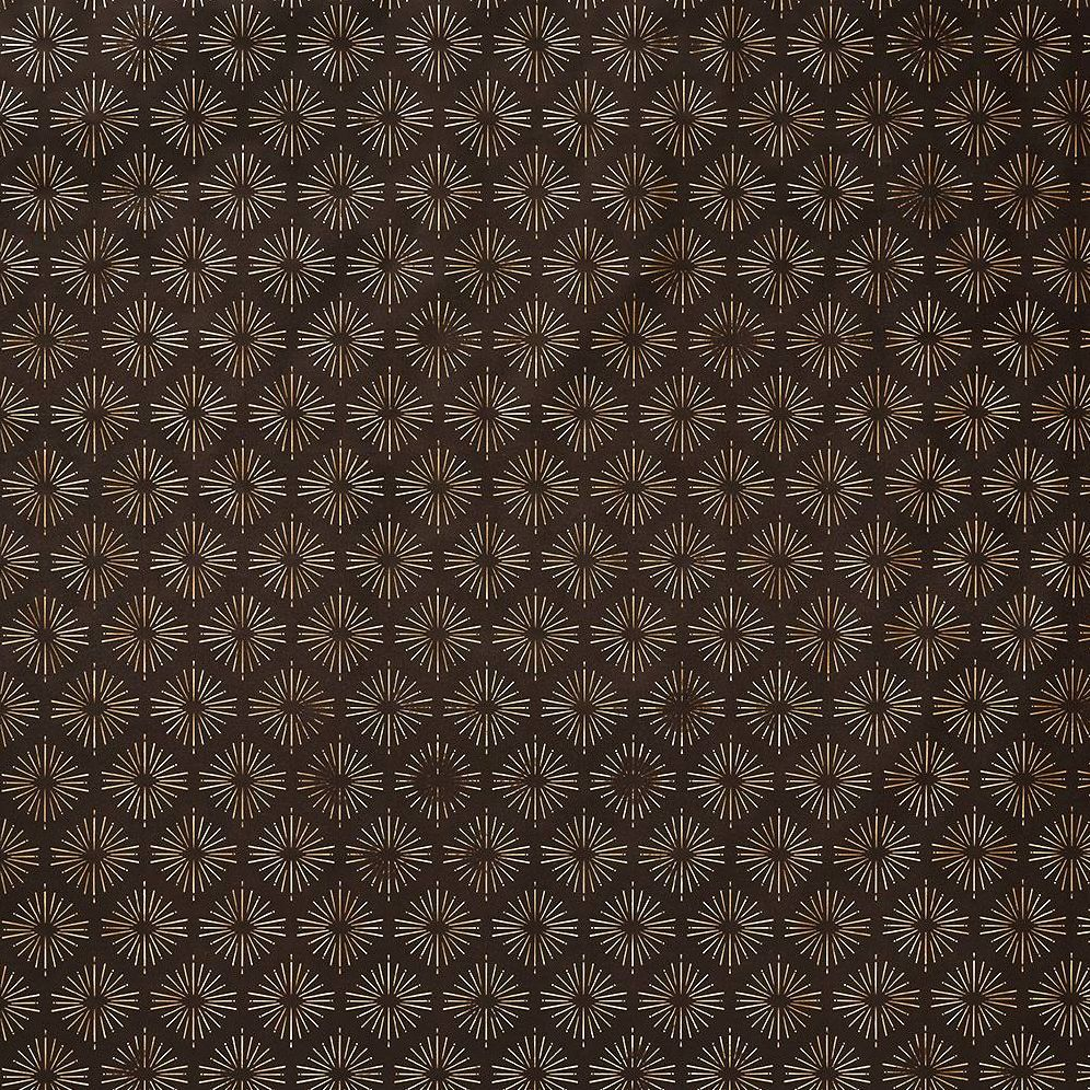 Gold Starburst Stone Wrapping Paper