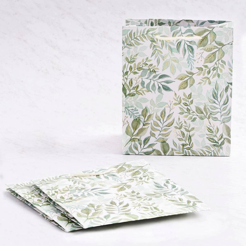 Watercolor Garden Gift Bag Set