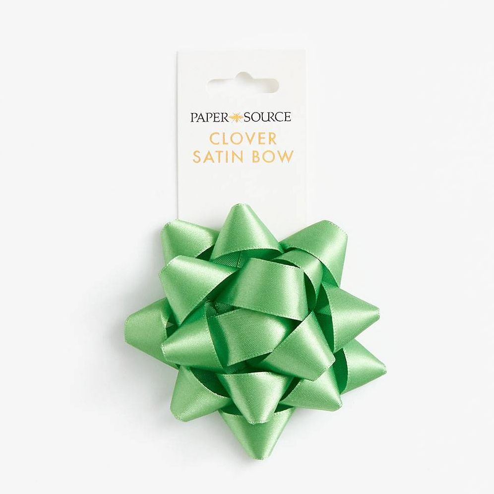 Clover Satin Bow