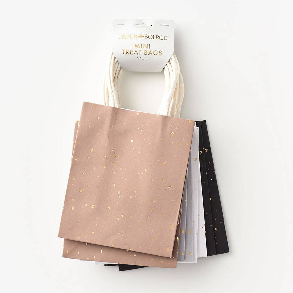 Neutral Gold Fleck Treat Bags