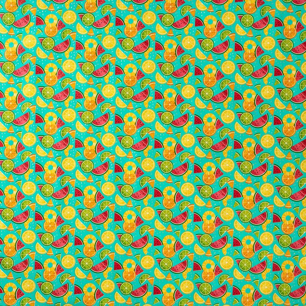 Mixed Fruit Stone Wrapping Paper