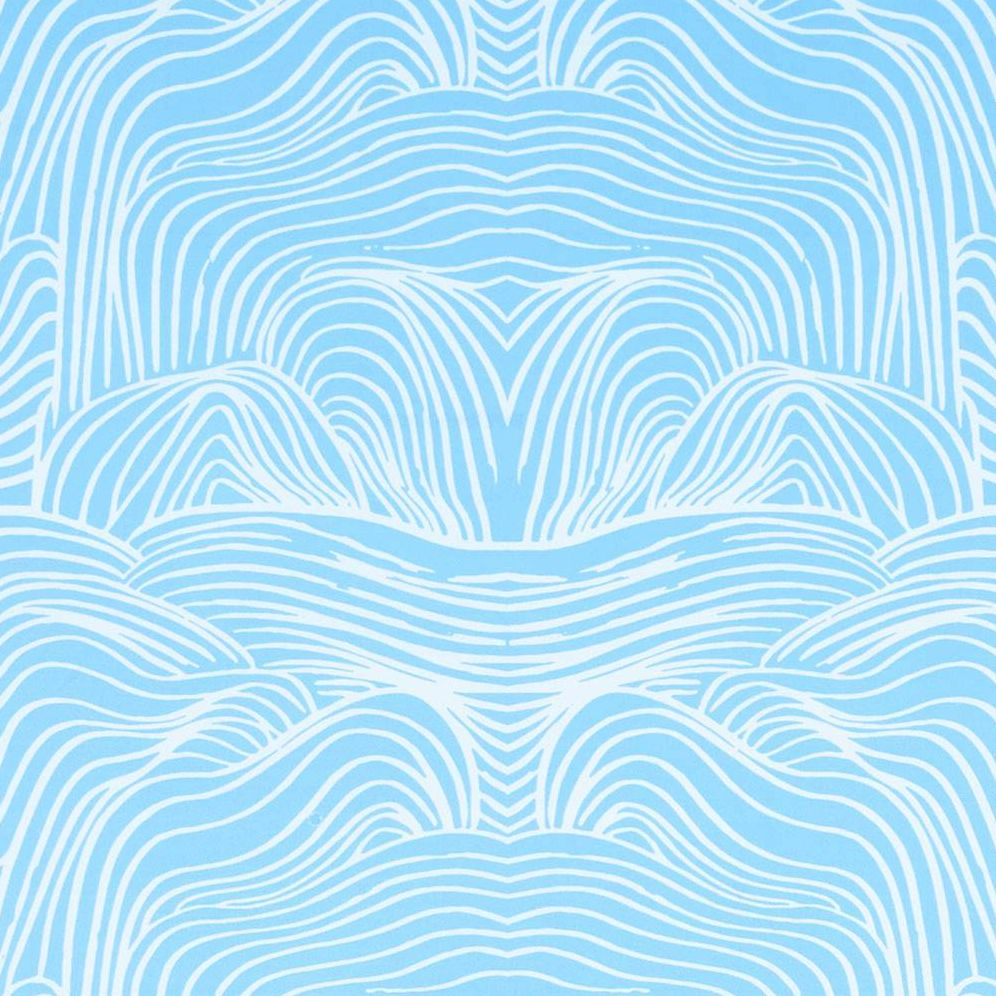 Blue Wave Stone Wrapping Paper
