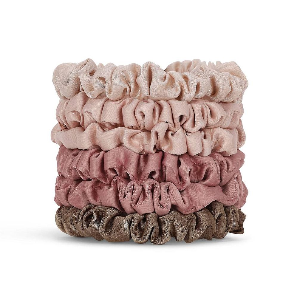 Petite Terracotta Satin Scrunchies