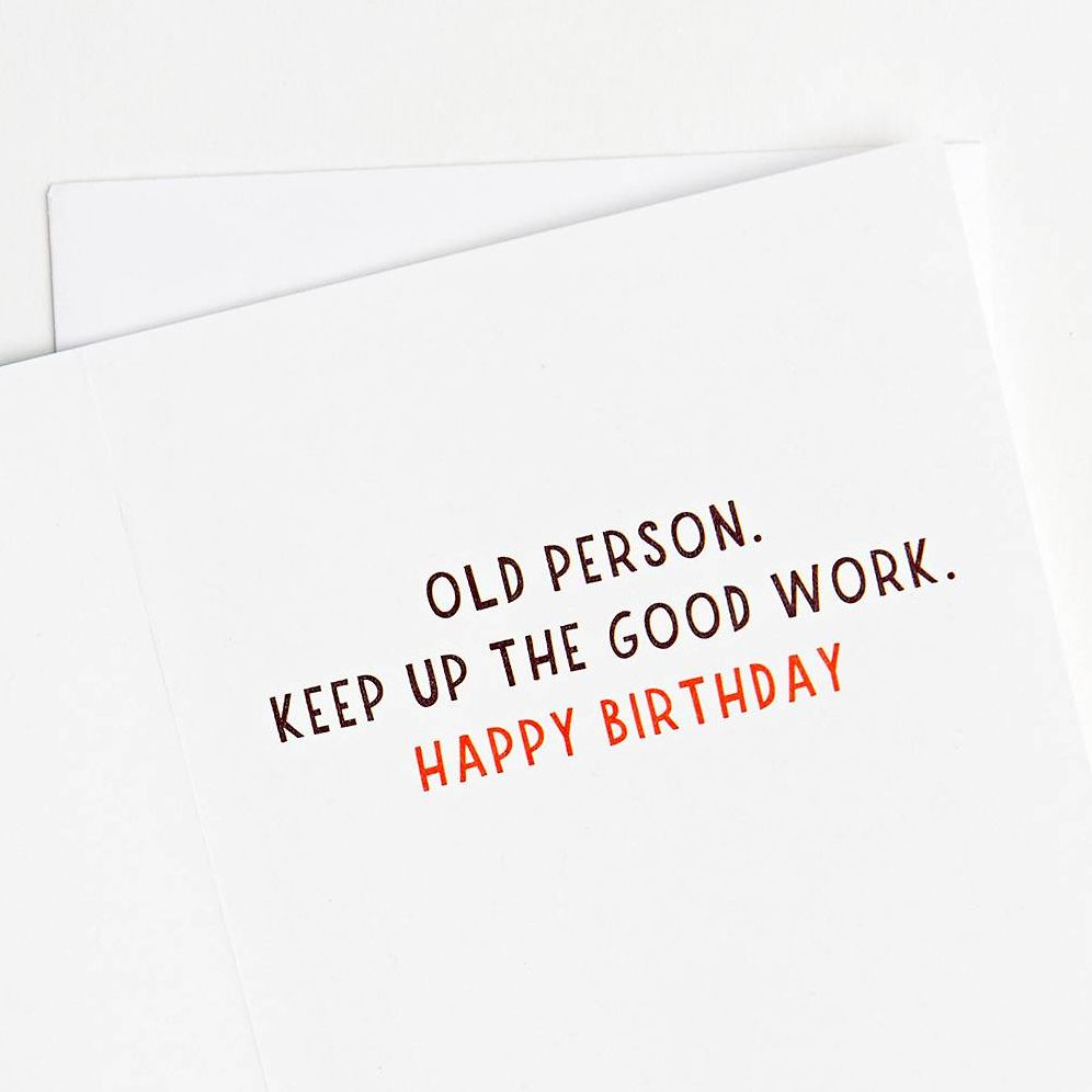 The World's Youngest Birthday Card