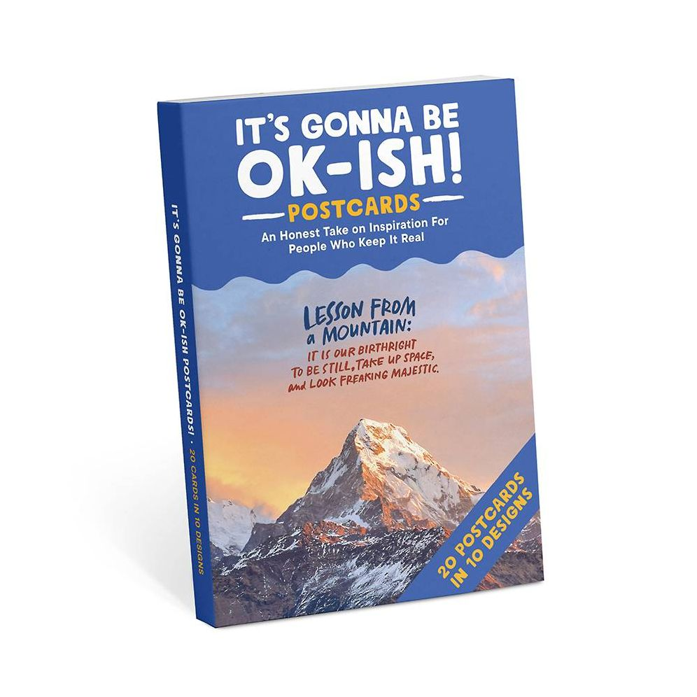 It's Gonna Be OK-Ish Reasonable Achievement Postcard Book