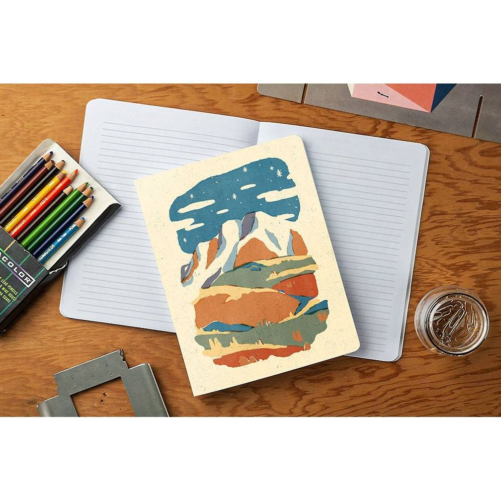 Mountain Colorblock Notebook