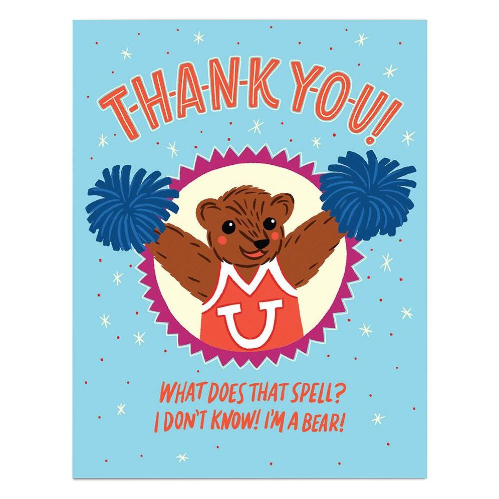 Thank You, I'm a Bear! Card