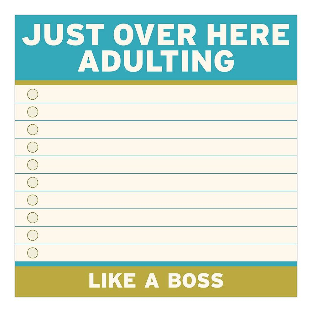 Adulting Large Sticky Notes