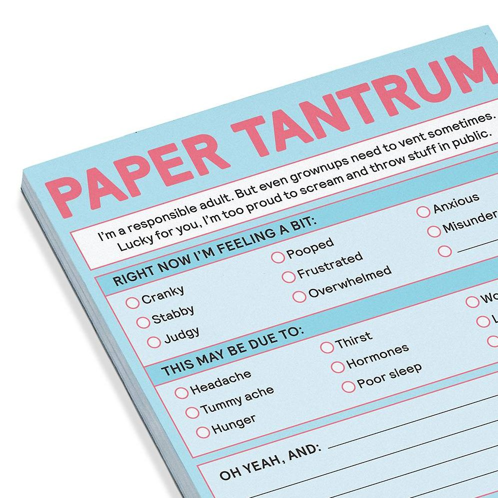 Paper Tantrum Pad Knock Knock Nifty Notes