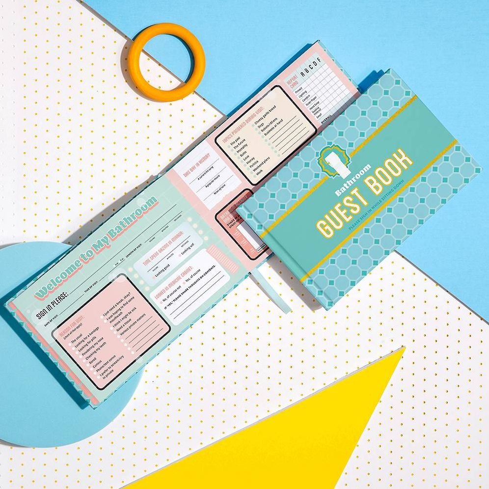 Knock Knock Bathroom Guestbook