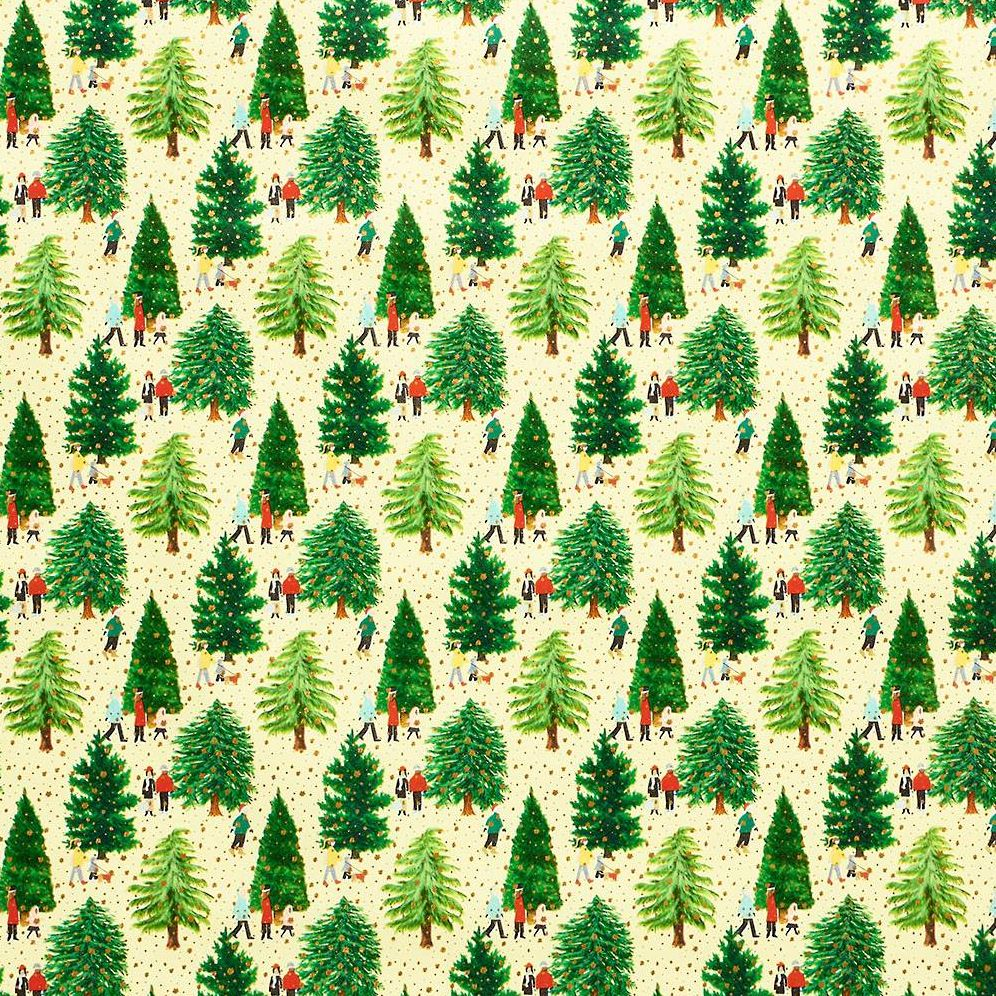 Christmas Tree Farm Stone Wrapping Paper