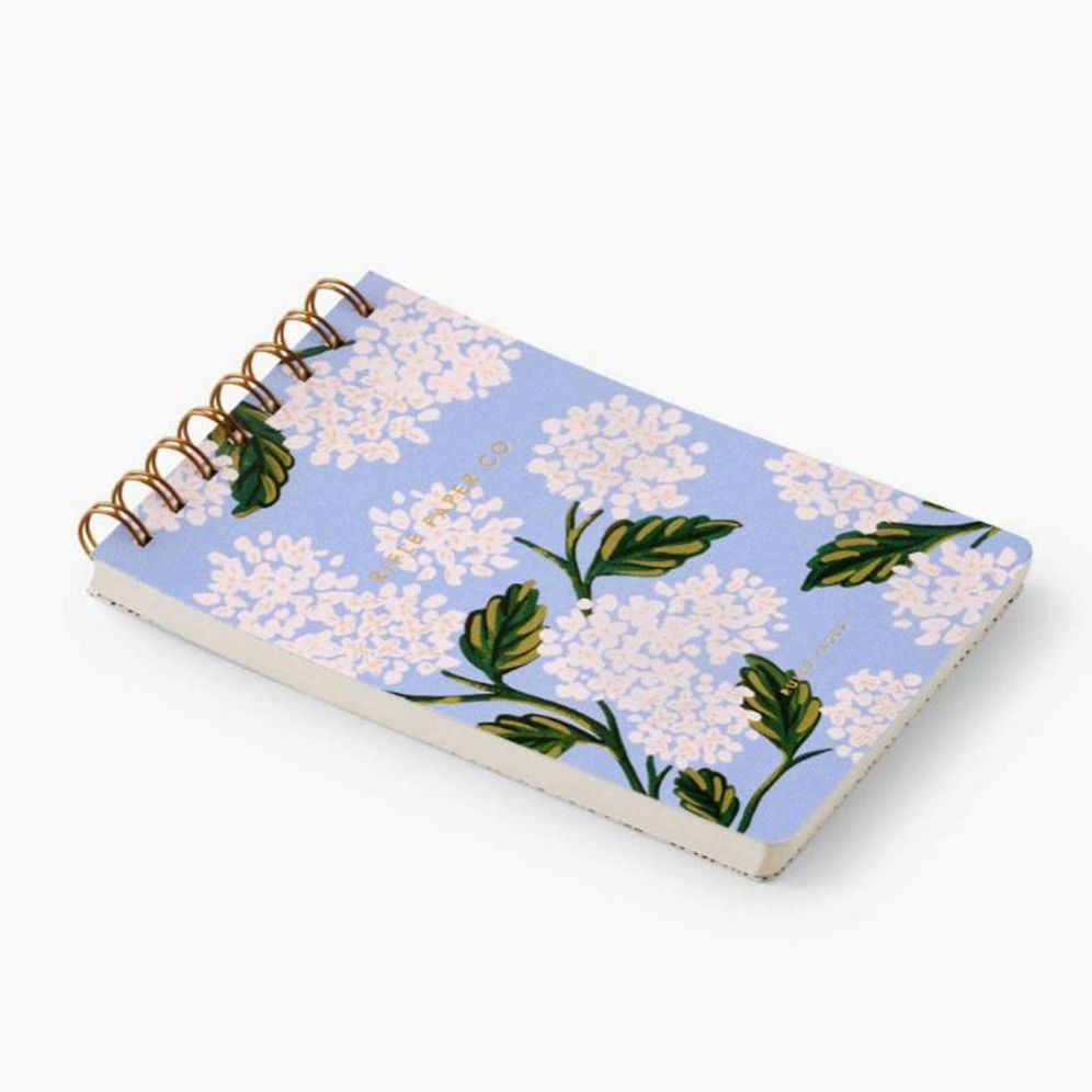 Hydrangea Spiral Notepad