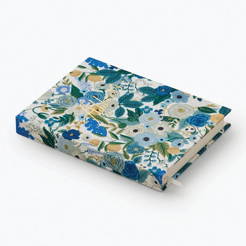 Blue Garden Party Address Journal
