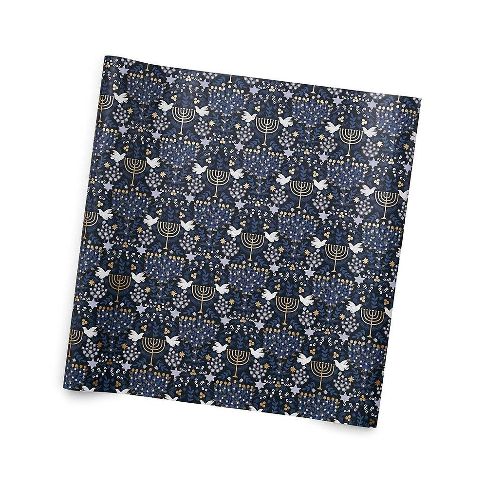 Rifle Paper Co. Hanukkah Floral Wrapping Paper