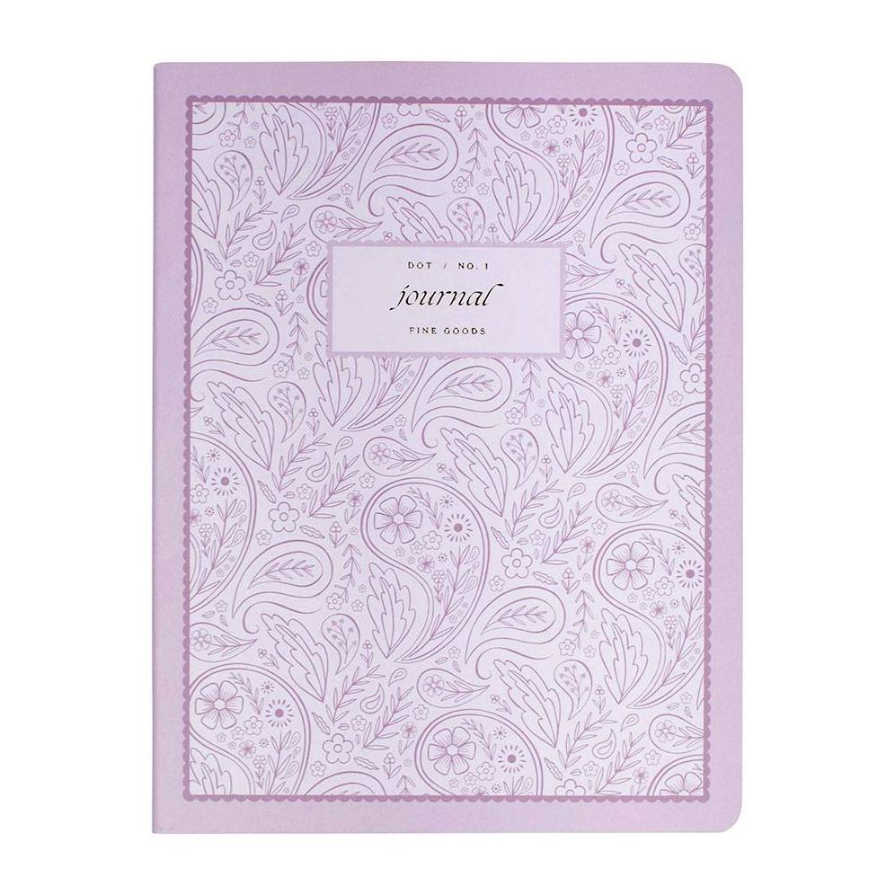 Mauve Paisley Paperback Journals S/3