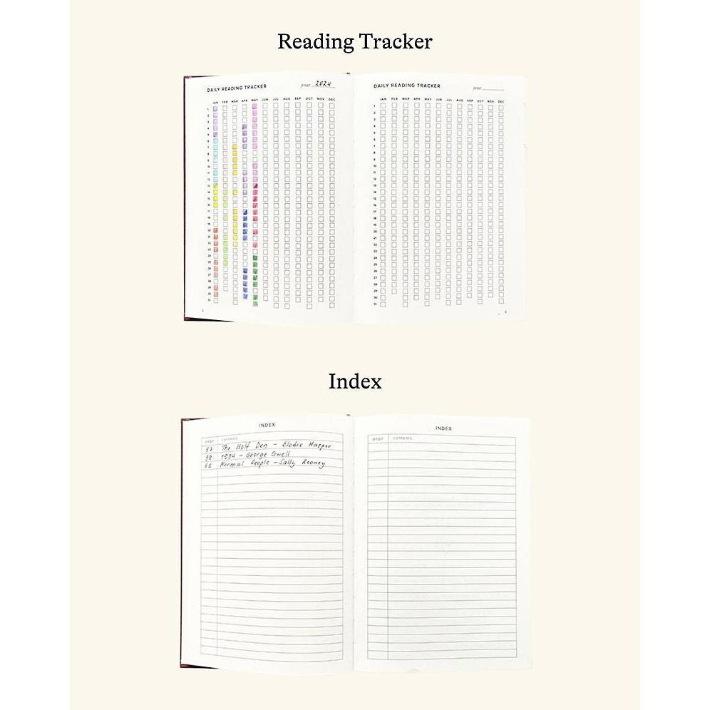 Burgundy Reading Journal