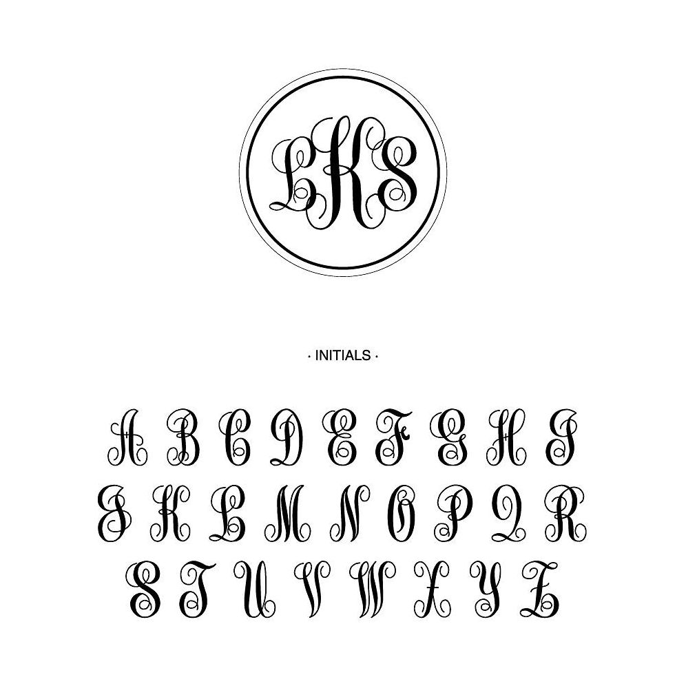 Clear Engraved Monogram Stirrers