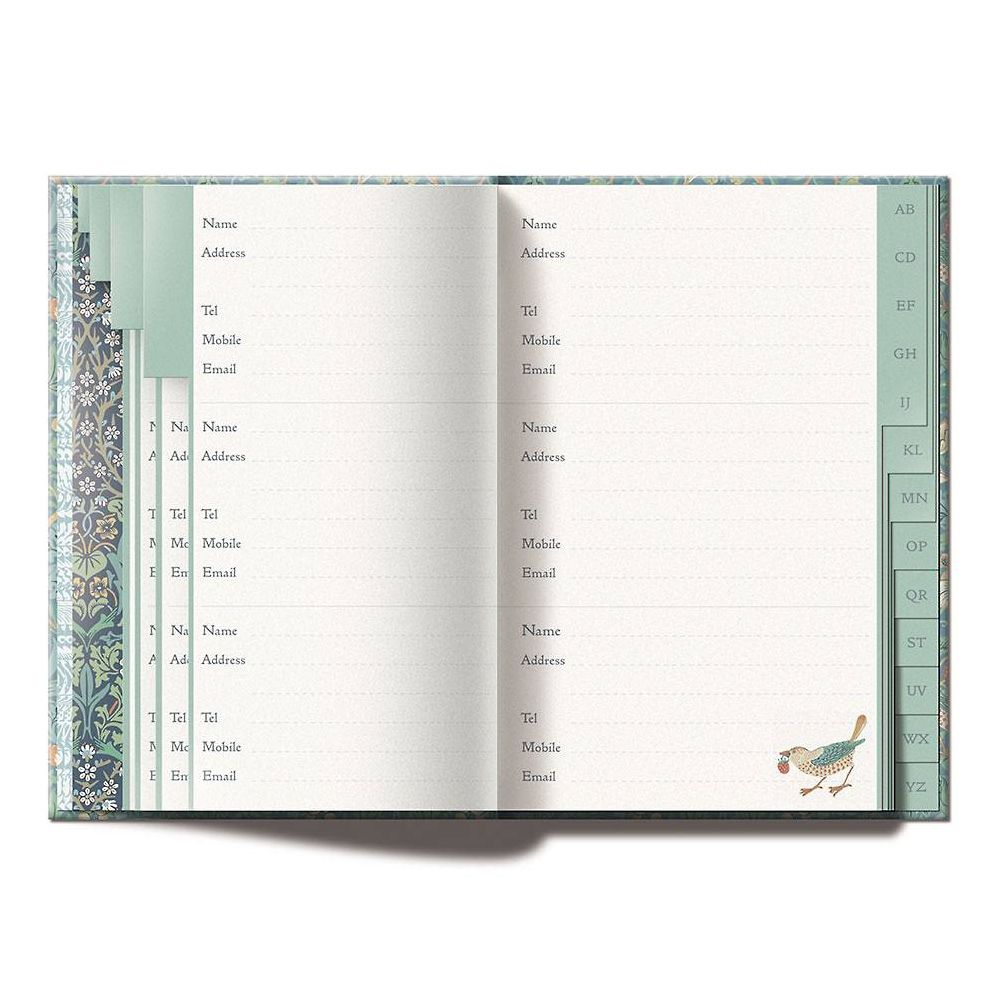 Morris & Co. Strawberry Thief Address Book