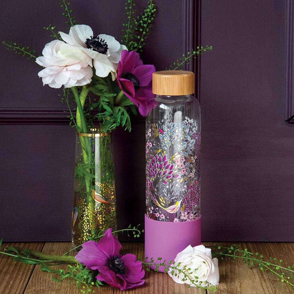 Haveli Garden Glass Water Bottle