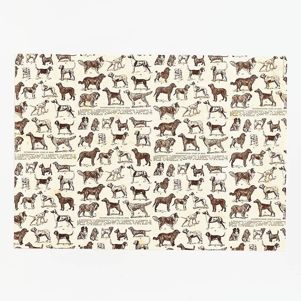 Dog Breeds Handmade Paper