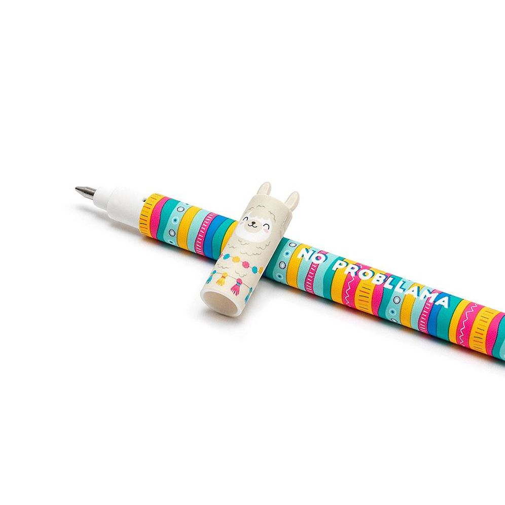 Llama Erasable Gel Pen - Blue Ink