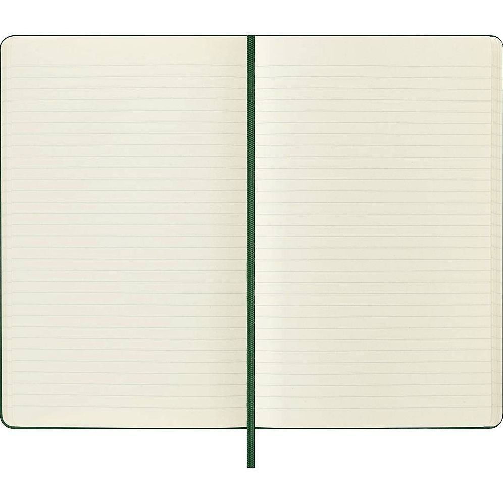 Moleskine Notebook, Large, Ruled, Myrtle Green, Hard (5 x 8.25)