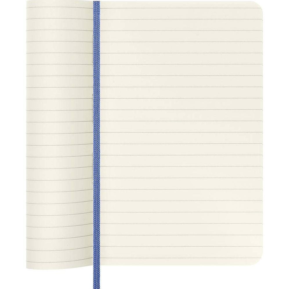 Moleskine Classic Notebook, Pocket, Ruled, Hydrangea Blue, Soft Cover (3.5 X 5.5)